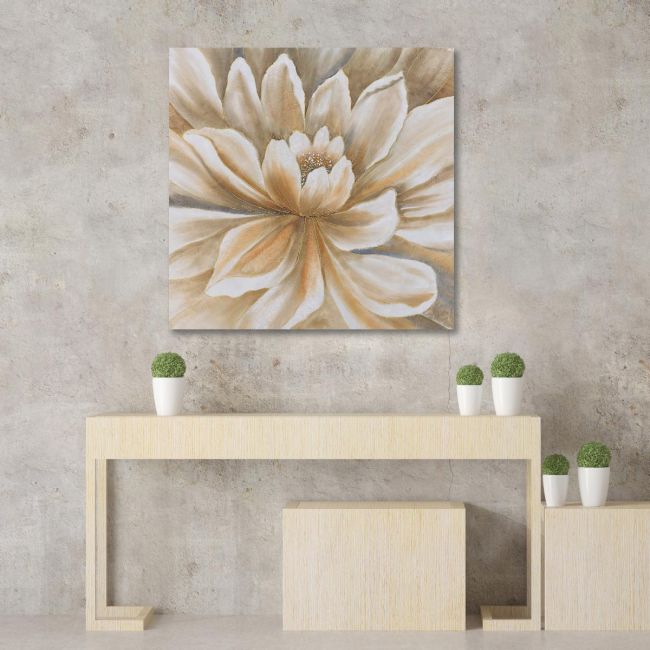 Canvas print Blooming water lily