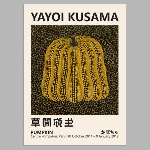 Exhibition Poster Pumpkin, Yayoi Kusama 2