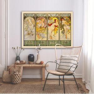 Canvas print Les saisons, Mucha A. 2