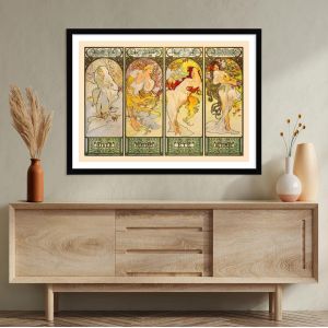Les saisons, MuchaA, Poster