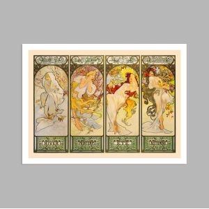 Les saisons, MuchaA, Poster 2