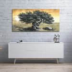 Canvas print Olive tree panoramic