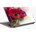 Anemone rosso Laptop skin 