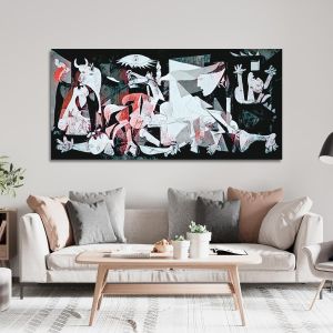 Πίνακας ζωγραφικής Guernica coloured reart (original Picasso P.)