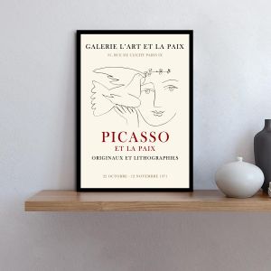 Picasso, Galerie l'art et la paix, αφίσα, κάδρο