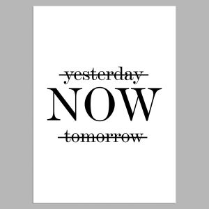 Poster Yesterday NOW tomorrow 2