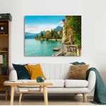 Πίνακας σε καμβά Lake Como
