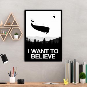 I want to believe, αφίσα, κάδρο