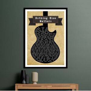 Nothing else matters (in guitar), poster