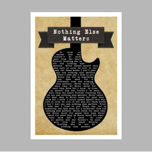 Nothing else matters (in guitar), poster 2