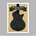 Nothing else matters (in guitar), poster