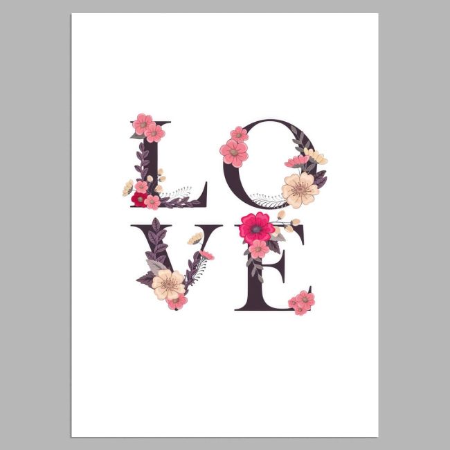 Blossomed love III, αφίσα, κάδρο