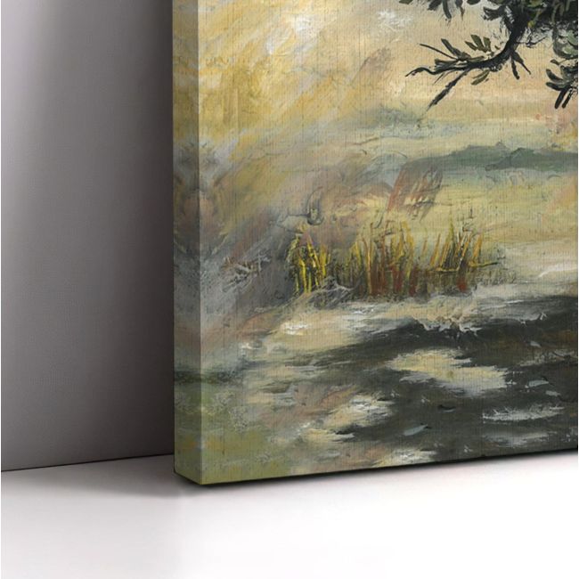 Canvas print Olive tree,3 panels
