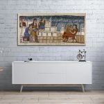 Canvas print Sapfo and Alkaios, Theofilos