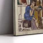 Canvas print Sapfo and Alkaios, Theofilos