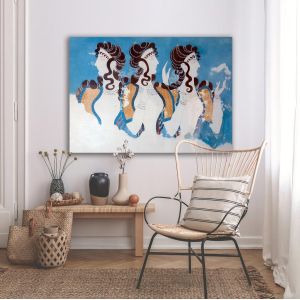Canvas print Blue ladies Knossos Framed canvas View 1 2