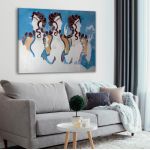 Canvas print Blue ladies, Knossos