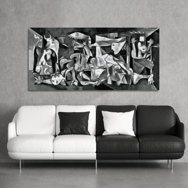 Πίνακας ζωγραφικής Guernica multicolor reart (original Picasso P.)