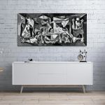 Canvas print Guernica multicolor reart (original Picasso P)