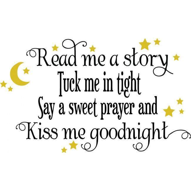 Read me a story , αυτοκόλλητο τοίχου, κοντινό