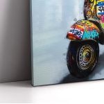Canvas print Retro contemporary vespa
