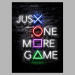 Jusx one more game, αφίσα, κάδρο 