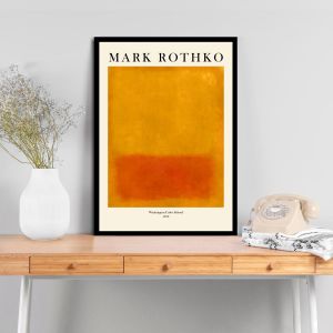 Rothko Exhibition Poster, Washington Color School 1956, Poster