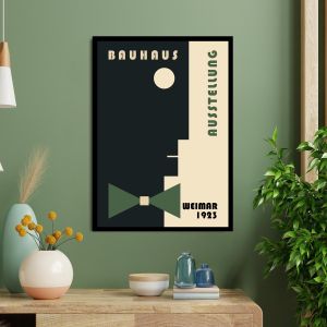 Αφίσα Έκθεσης Bauhaus, 1923 IV, αφίσα, κάδρο