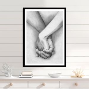 Holding you, αφίσα, κάδρο
