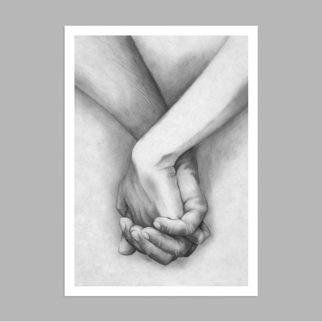 Holding you, αφίσα, κάδρο