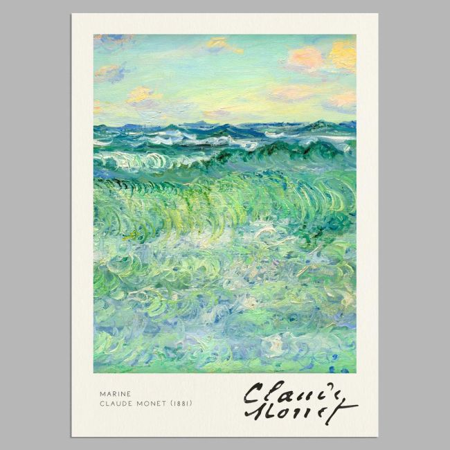 Exhibition Poster Marine, Monet