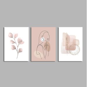 Poster Pink paste celebration, 3 panels 2
