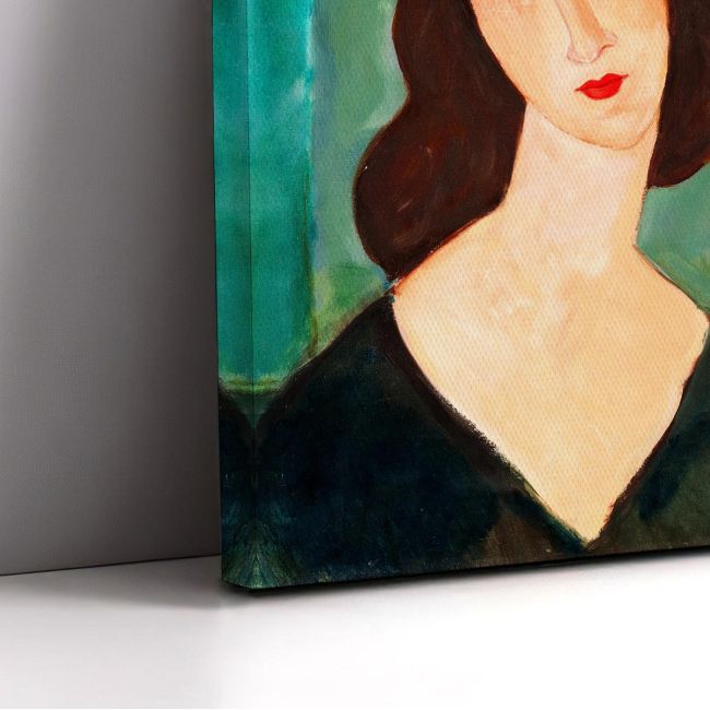 Πίνακας ζωγραφικής Brown haired lady, Modigliani style