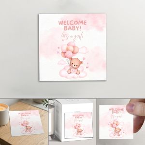 Baby Shower tags, Mum to be Art2, rectangle