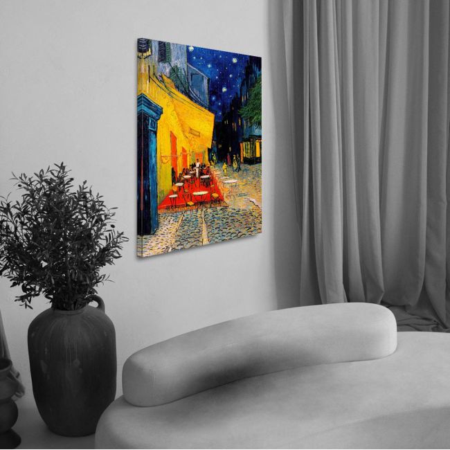 Canvas print The cafe terrace, Vincent van Gogh