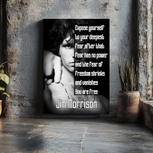 Πίνακας σε καμβά Expose yourself..., Jim Morrison