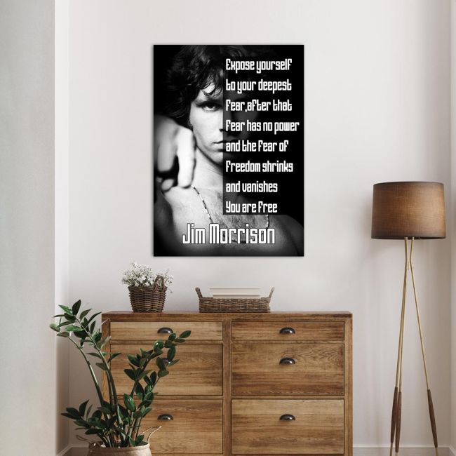 Canvas print A journey of a thousand miles, Black & White