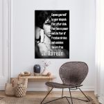 Canvas print A journey of a thousand miles, Black & White