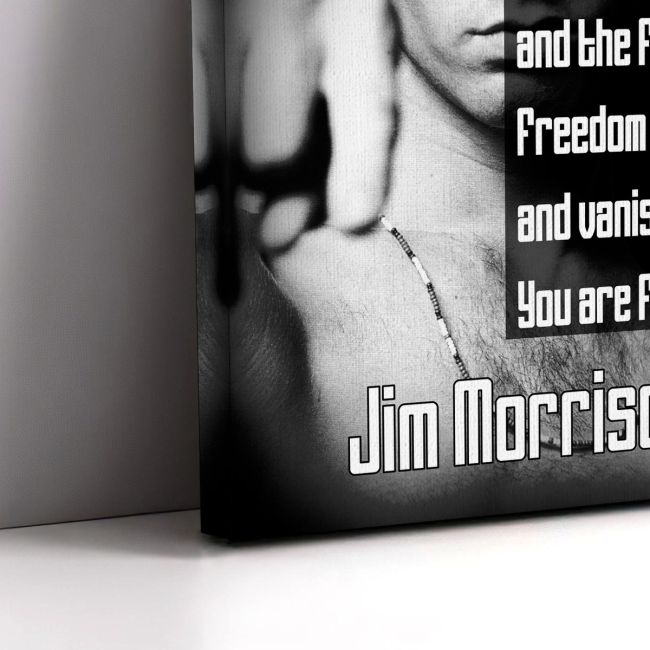 Πίνακας σε καμβά Expose yourself..., Jim Morrison