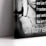 Canvas print A journey of a thousand miles, Black & White