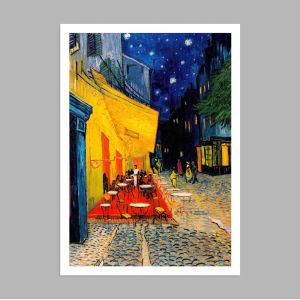 The cafe terrace, Vincent van Gogh, Poster 2
