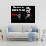 Canvas print, Great men, The godfather theme