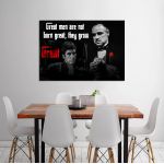 Canvas print, Great men, The godfather theme