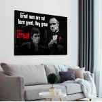 Canvas print, Great men, The godfather theme