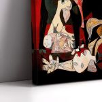 Canvas print Guernica coloured I reart (original Picasso P.)