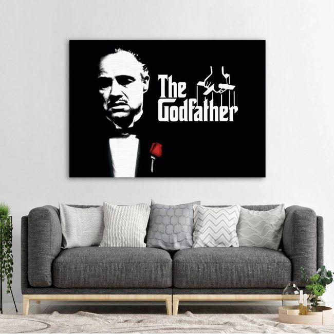 Πίνακας σε καμβά The godfather