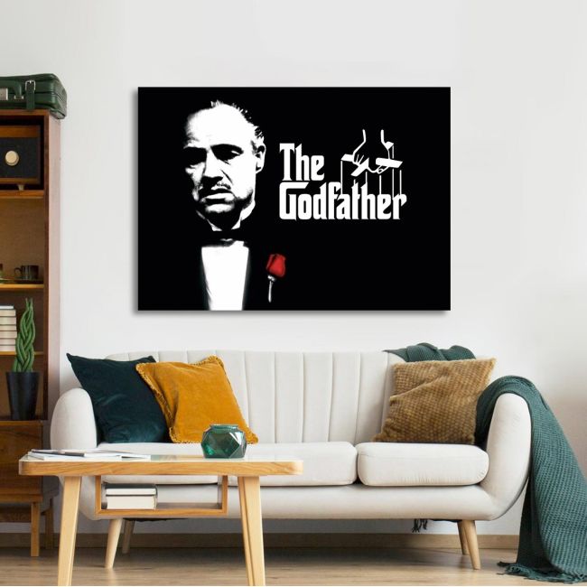 Πίνακας σε καμβά The godfather