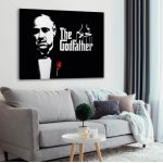 Πίνακας σε καμβά The godfather