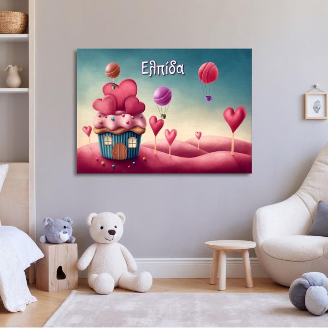 Kids canvas print Sweet love