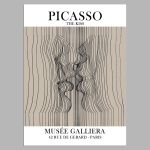 Exhibition poster, The kiss, Picasso